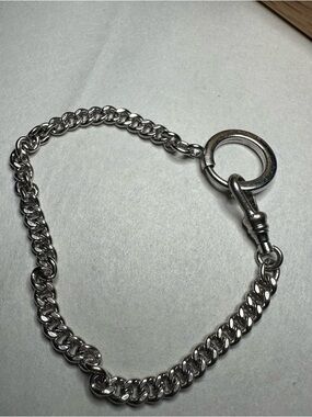 Men's Silver wallet chain